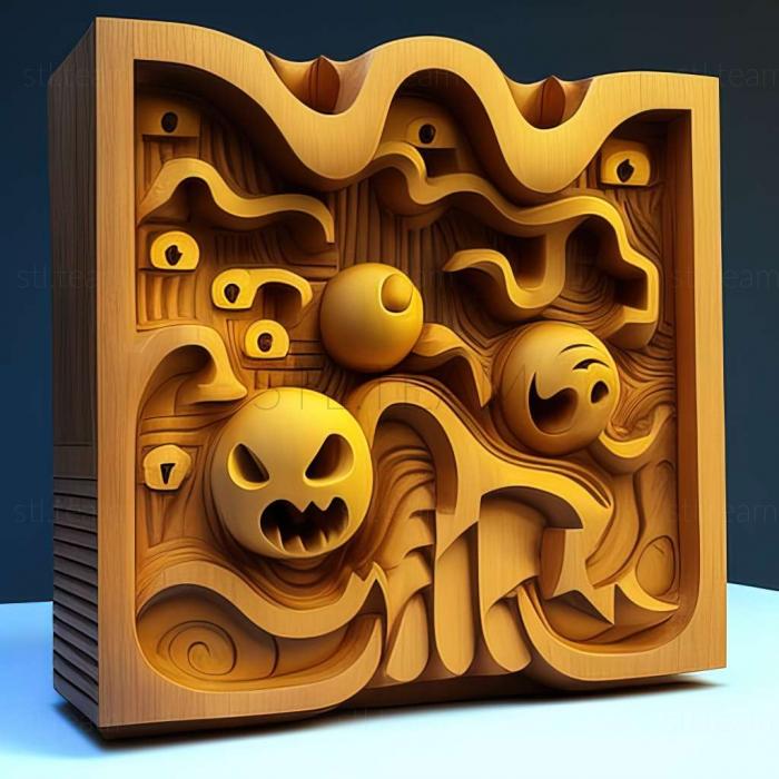 3D model Pac Man Museum game (STL)